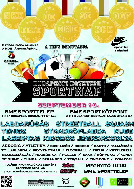 Budapesti Egyetemi Sportnap (BME) 2015